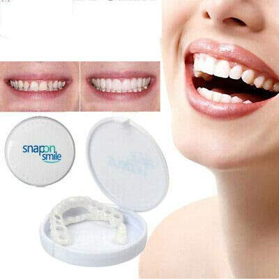 Snap On Veneers – Instant White Smile, Removable Cosmetic Teeth Cover"