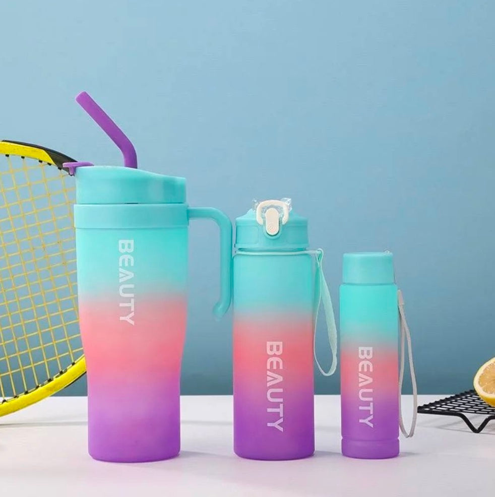 3 pcs Mug And Water Bottle