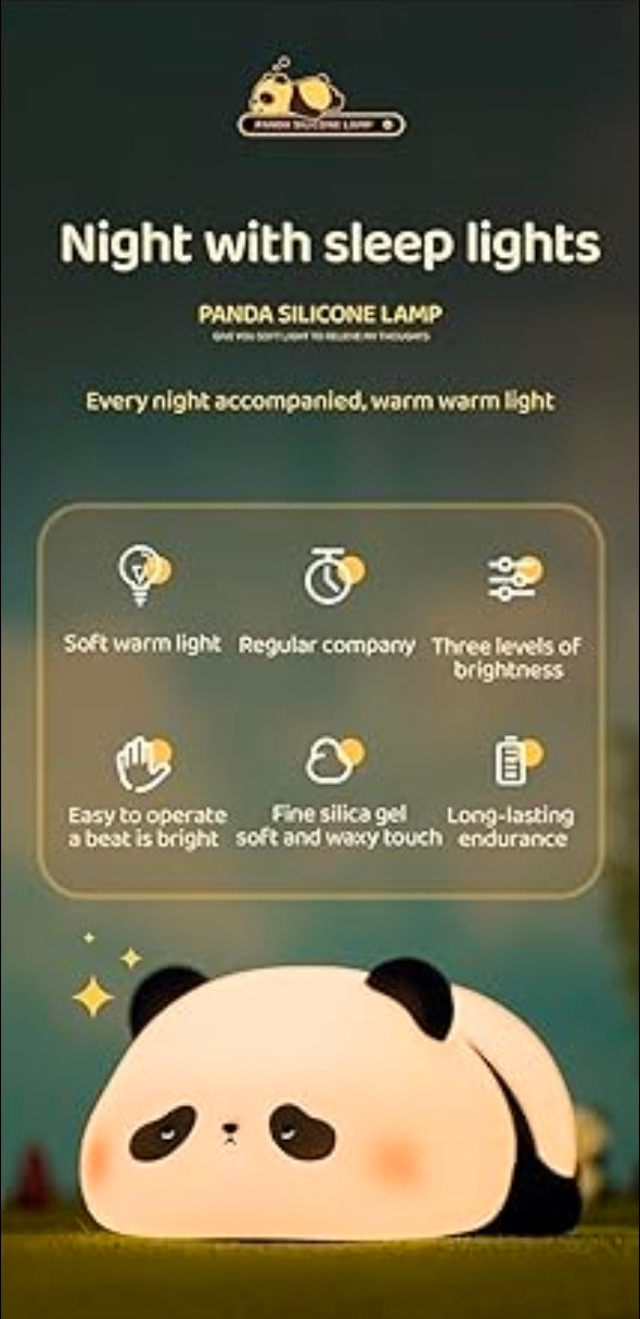 Cute Panda Night Lamp