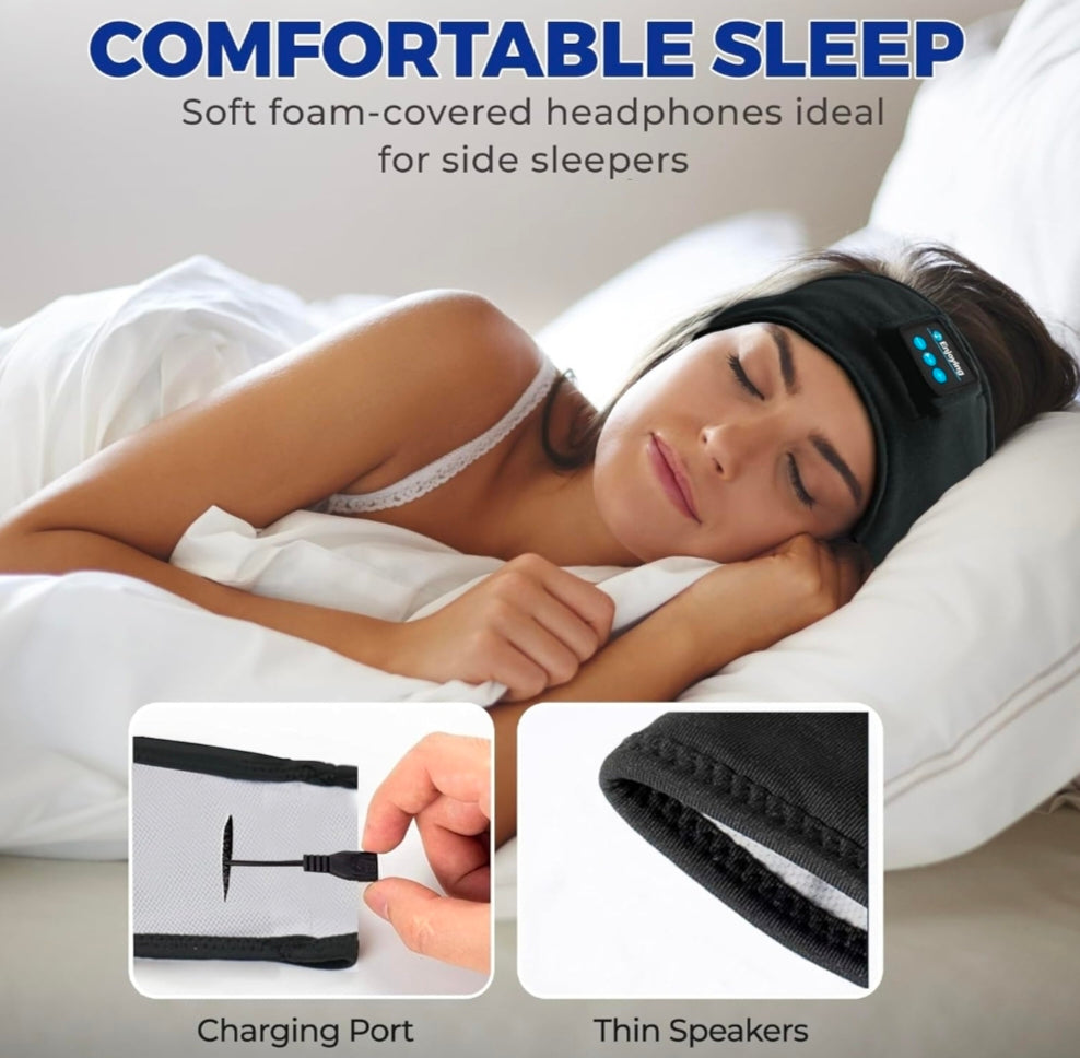 Wireless Bluetooth Headband for Sports, Sleep & Music