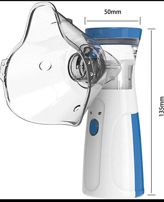 Portable Mesh Nebulizer for Adults & Kids – Silent Inhaler for Asthma & Cough Relief