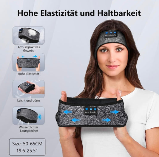 Wireless Bluetooth Headband for Sports, Sleep & Music