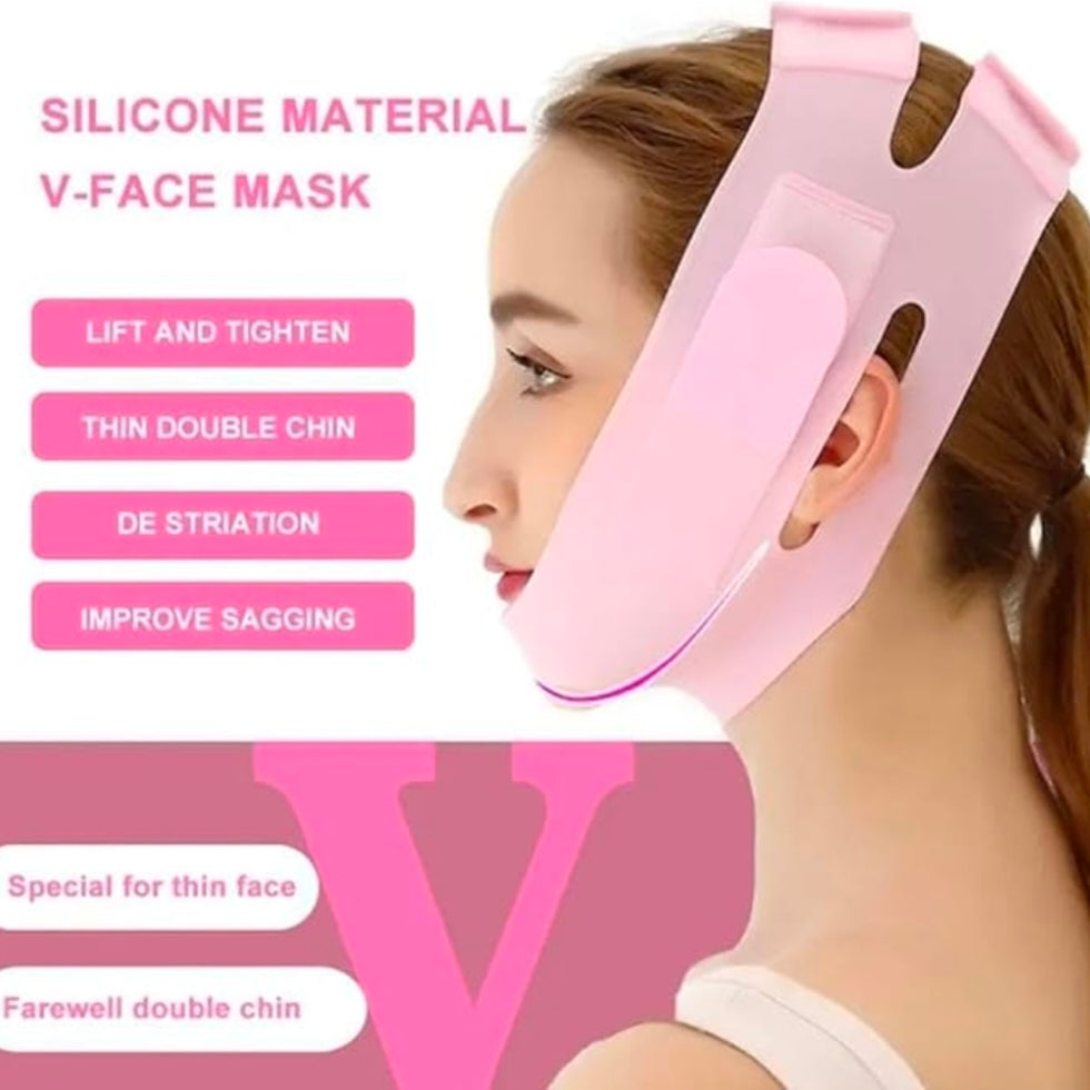 Silicone face lift up belt