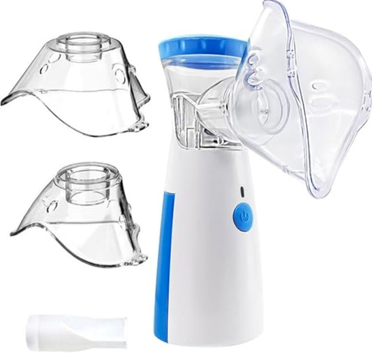 Portable Mesh Nebulizer for Adults & Kids – Silent Inhaler for Asthma & Cough Relief