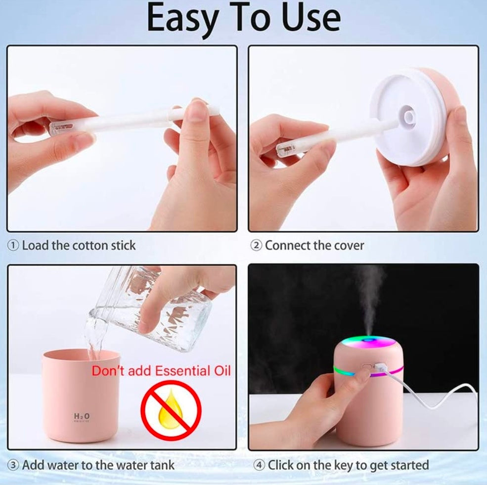 H20 Humidifier Colorful Mini Humidifier