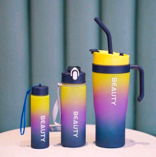 3 pcs Mug And Water Bottle