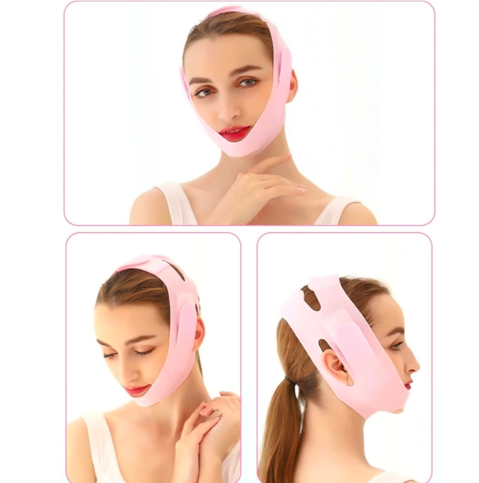 Silicone face lift up belt